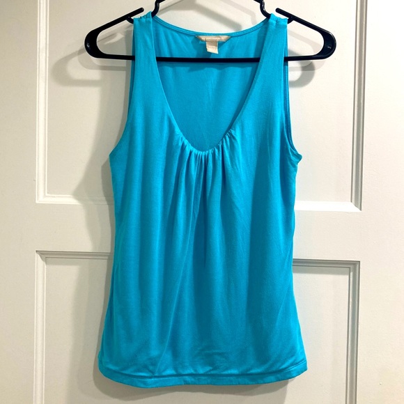 Banana Republic blue sleeveless top - Picture 1 of 5